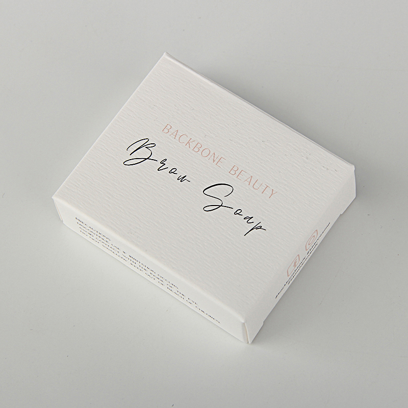 Caja de embalaje de papel de jabón hecha a mano con logotipo personalizado ecológico