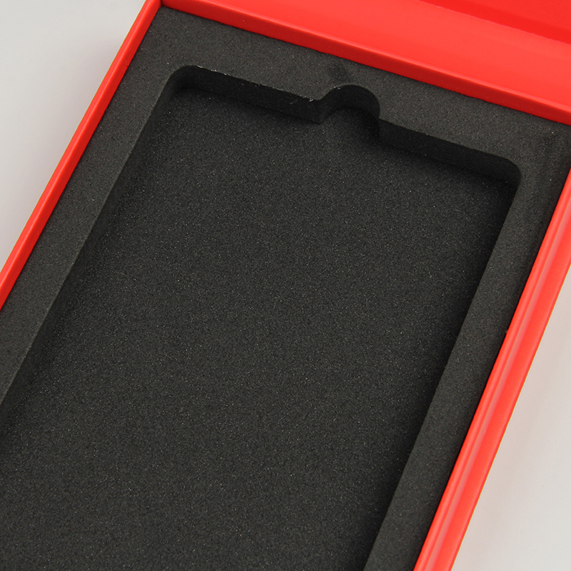 Caja de empaquetado de la caja del teléfono de la electrónica magnética de la forma del libro de diseño personalizado