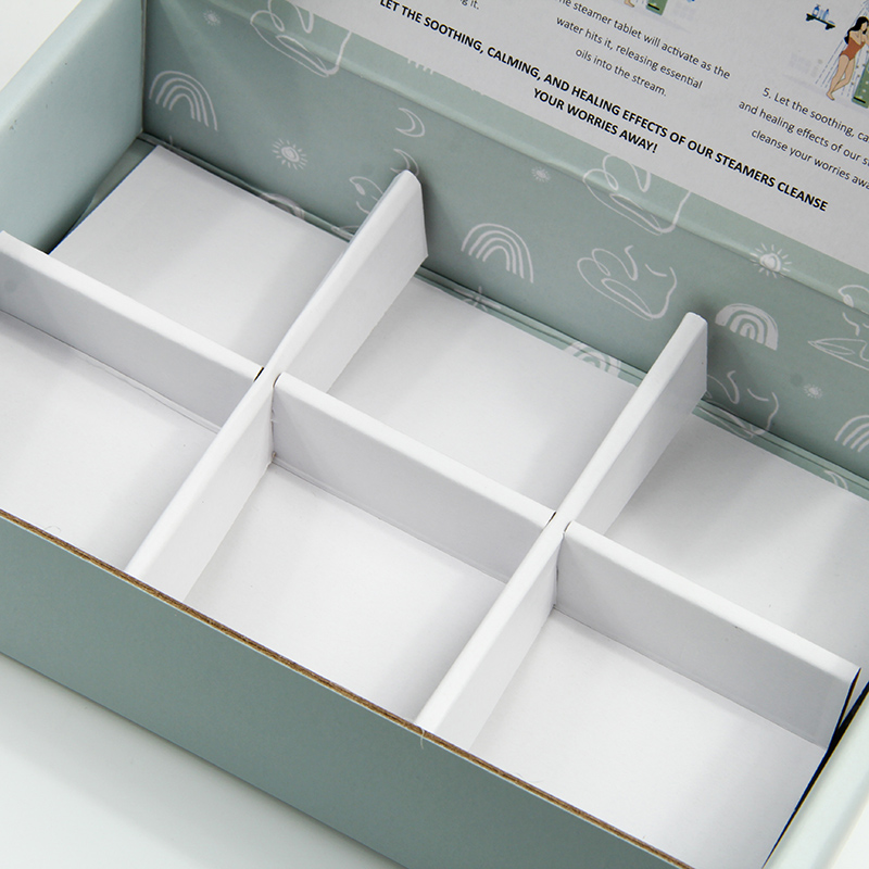 Caja de correo corrugado de embalaje de belleza personalizada respetuosa con el medio ambiente