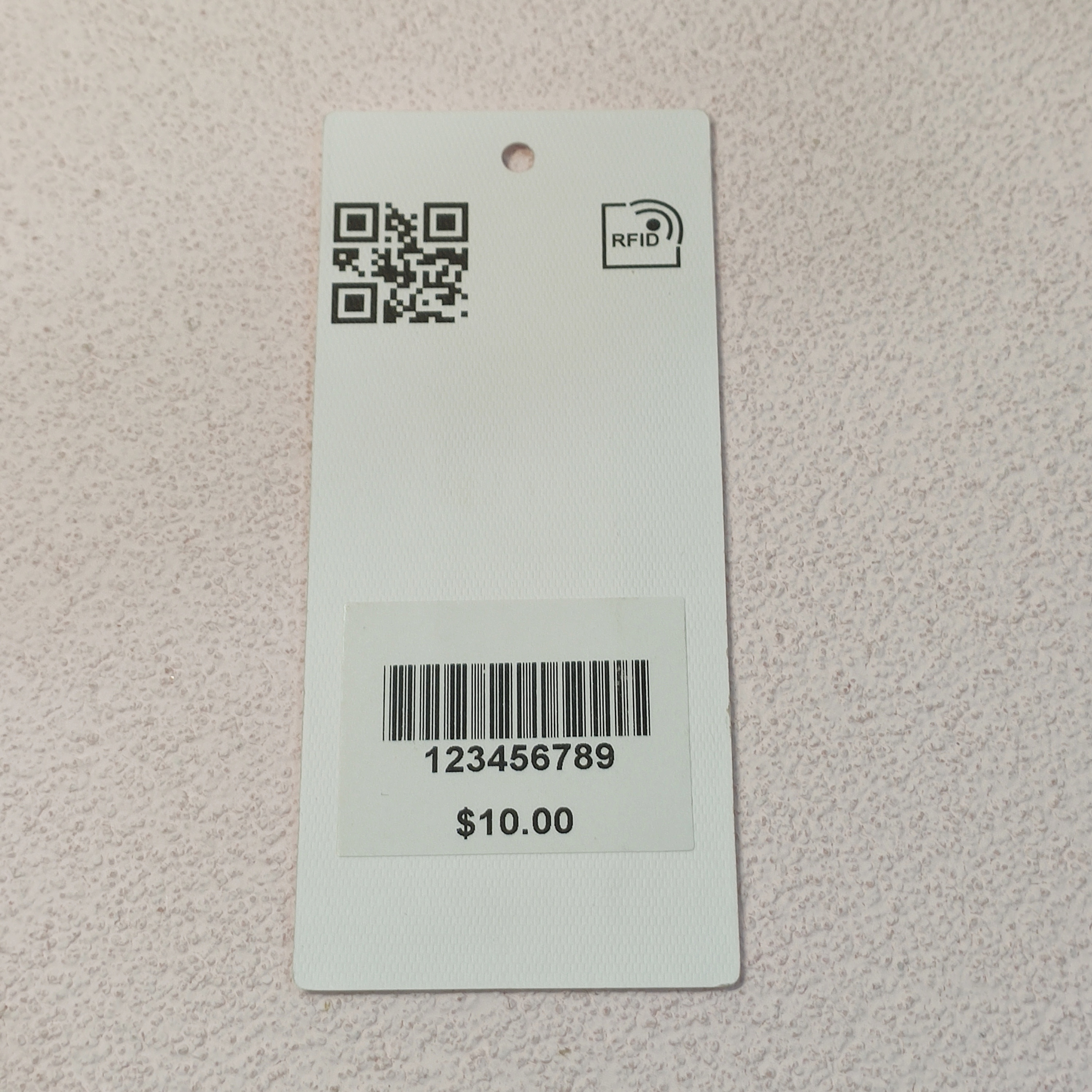 Etiquetas RFID de control de stock de centro comercial de ropa personalizada