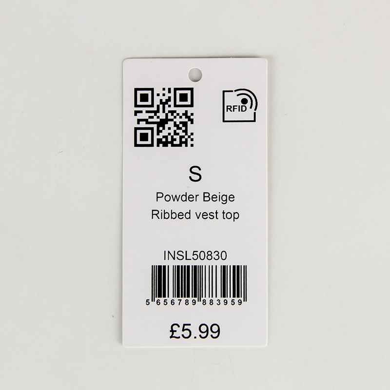 Etiquetas RFID de ropa profesional de supermercado para gestión de costes
