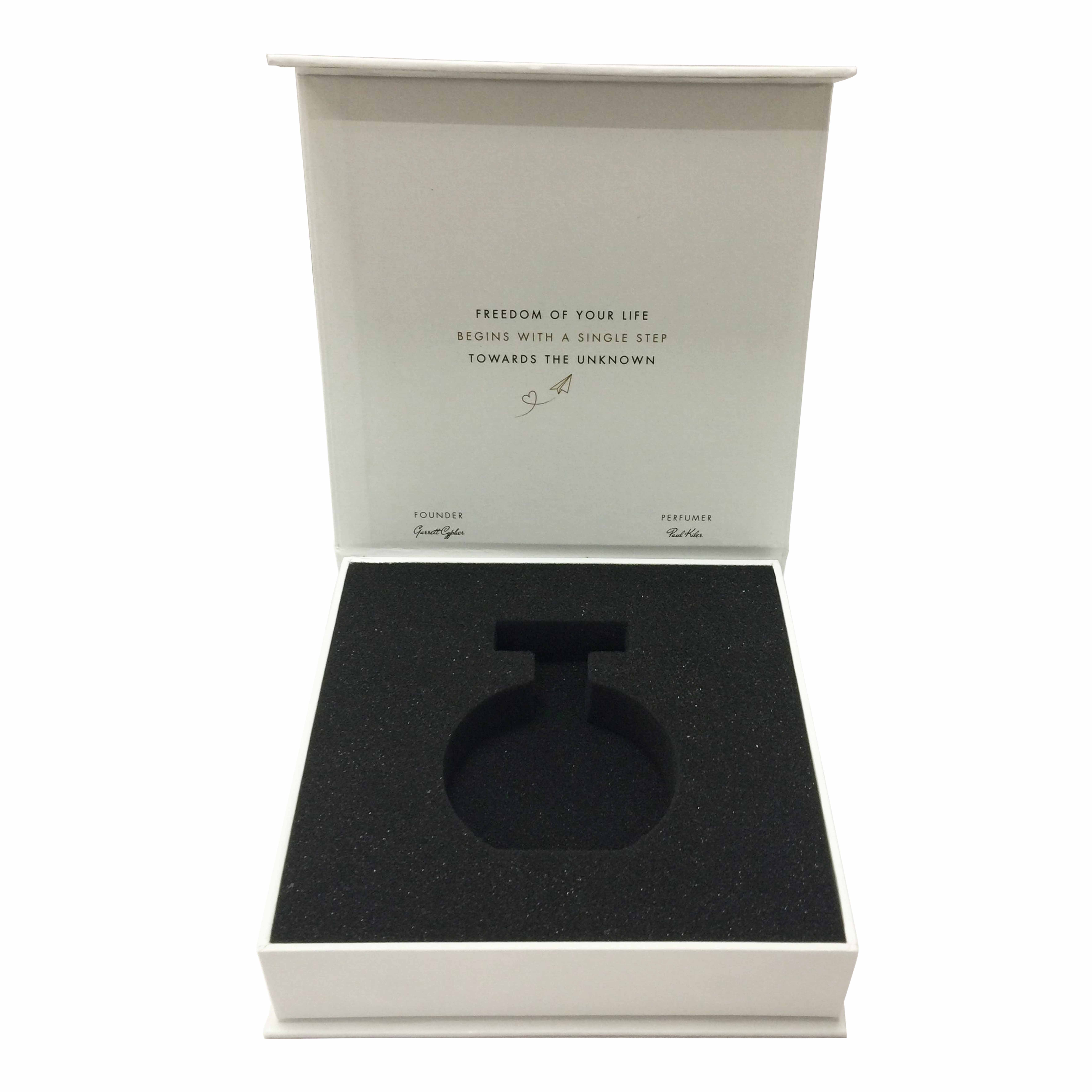 Empaquetado de encargo de la caja del perfume del diseño de muestras del maquillaje del regalo del perfume del logotipo 50ml 15ml
