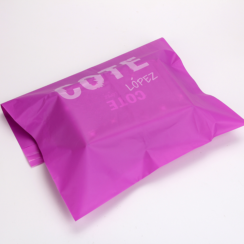 Logotipo personalizado biodegradable Cosméticos Comercio electrónico Embalaje Pink Poly Mailer